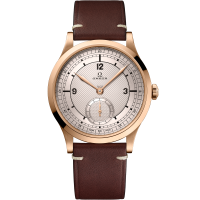 39毫米, 青铜金 搭配 皮表带