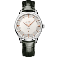 39.4毫米, O-MEGASTEEL表壳 搭配 鳄鱼皮表带