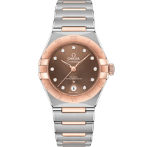 星座<span class="nowrap">系列</span> 29毫米, 精钢-Sedna™ 18k金表壳 搭配 精钢-Sedna™ 18k金表链 - 13120292063001