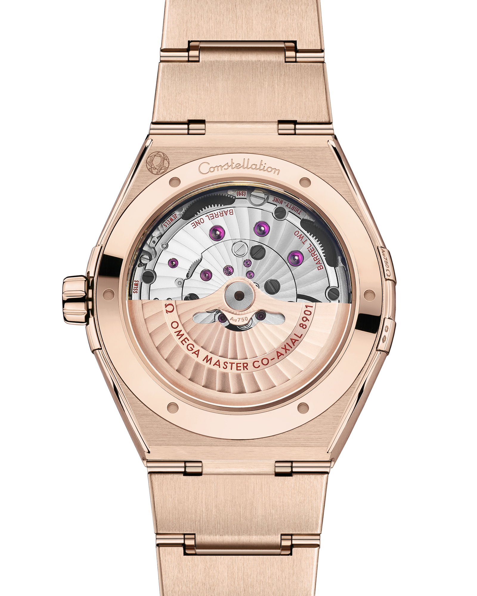 星座系列 41毫米, Sedna™ 18k金表壳 搭配 Sedna™ 18k金表链 - 131.50.41.21.99.002 - 影像 2