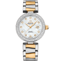 碟飞系列 Ladymat<span class="nowrap">ic</span> 34毫米, 精钢-黄色18 k金表壳 搭配 精钢-黄色18 k金表链 - 42525342055003