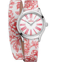 碟飞<span class="nowrap">系列</span> 26毫米, 精钢表壳 搭配 “茹伊印花”（toile de jouy） - 42817266004003