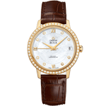 碟飞<span class="nowrap">系列</span> 32.7毫米, 黄色18 k金表壳 搭配 皮表带 - 42458332055002