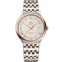 碟飞<span class="nowrap">系列</span> 39.5毫米, 精钢-红金表壳 搭配 精钢-红金表链 - 42420402002003