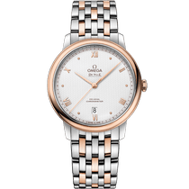 碟飞<span class="nowrap">系列</span> 39.5毫米, 精钢-红金表壳 搭配 精钢-红金表链 - 42420402002004