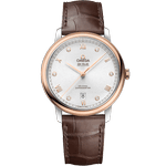 碟飞<span class="nowrap">系列</span> 39.5毫米, 精钢-红金表壳 搭配 皮表带 - 42423402052001