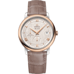 碟飞<span class="nowrap">系列</span> 39.5毫米, 精钢-红金表壳 搭配 皮表带 - 42423402102001