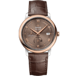 碟飞<span class="nowrap">系列</span> 39.5毫米, 精钢-红金表壳 搭配 皮表带 - 42423402113001