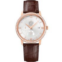 碟飞<span class="nowrap">系列</span> 39.5毫米, 红色k金表壳 搭配 皮表带 - 42458402152002