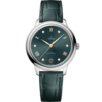 碟飞<span class="nowrap">系列</span> 34毫米, 精钢表壳 搭配 皮表带 - 43413342060001