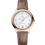 碟飞<span class="nowrap">系列</span> 34毫米, 精钢-Sedna™ 18k金表壳 搭配 皮表带 - 43423342055001