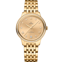 碟飞<span class="nowrap">系列</span> 34毫米, 黄色18 k金表壳 搭配 黄色18 k金表链 - 43455342058001