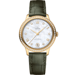 碟飞<span class="nowrap">系列</span> 34毫米, 黄色18 k金表壳 搭配 皮表带 - 43458342055002