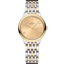 碟飞<span class="nowrap">系列</span> 27.5毫米, 精钢-黄色18 k金表壳 搭配 精钢-黄色18 k金表链 - 43420286008001