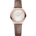 碟飞<span class="nowrap">系列</span> 27.5毫米, 精钢-Sedna™ 18k金表壳 搭配 皮表带 - 43423286052001