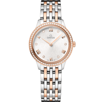 碟飞<span class="nowrap">系列</span> 27.5毫米, 精钢-Sedna™ 18k金表壳 搭配 精钢-Sedna™ 18k金表链 - 43425286052001