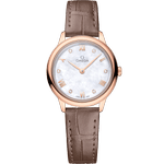 碟飞<span class="nowrap">系列</span> 27.5毫米, Sedna™ 18k金表壳 搭配 皮表带 - 43453286055001