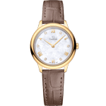 碟飞<span class="nowrap">系列</span> 27.5毫米, 黄色18 k金表壳 搭配 皮表带 - 43453286055002