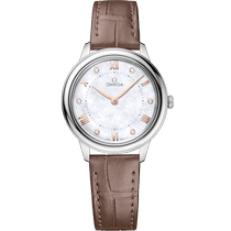 碟飞系列 典雅<span class="nowrap">腕表</span> 30毫米, 精钢表壳 搭配 皮表带 - 43413306055001