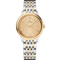 碟飞<span class="nowrap">系列</span> 30毫米, 精钢-黄色18 k金表壳 搭配 精钢-黄色18 k金表链 - 43420306008001