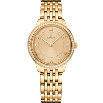 碟飞系列 典雅<span class="nowrap">腕表</span> 30毫米, 黄色18 k金表壳 搭配 黄色18 k金表链 - 43455306058001