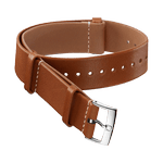 NATO<span class="nowrap">表带</span> - 皮革, 棕色 - 031CUZ002058w