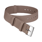 NATO<span class="nowrap">表带</span> - 皮革, 灰色 - 031CUZ011421w