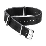 NATO<span class="nowrap">表带</span> - 尼龙, 黑色和灰色饰边 - 031ZSZ002044w