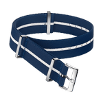NATO<span class="nowrap">表带</span> - 尼龙, 蓝色和白色 - 031CWZ014677w