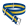 NATO<span class="nowrap">表带</span> - 尼龙, 蓝色和黄色 - 031CWZ010660w