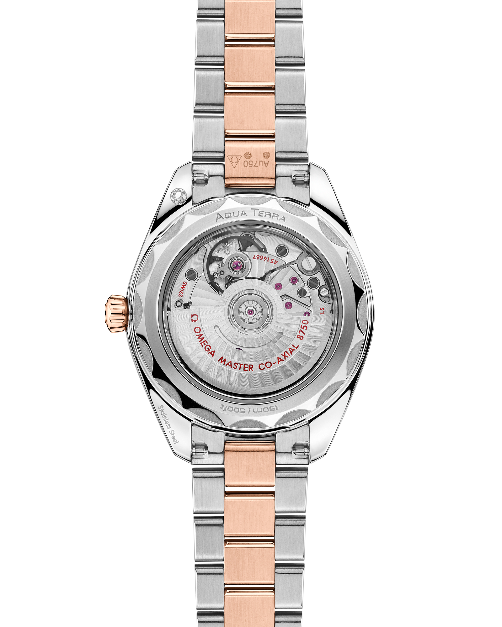 海马系列 AQUA TERRA 150米腕表 30毫米, 精钢-Sedna 18K金表壳 搭配 精钢-Sedna 18K金表链 - 220.20.30.20.63.001 - 影像 2