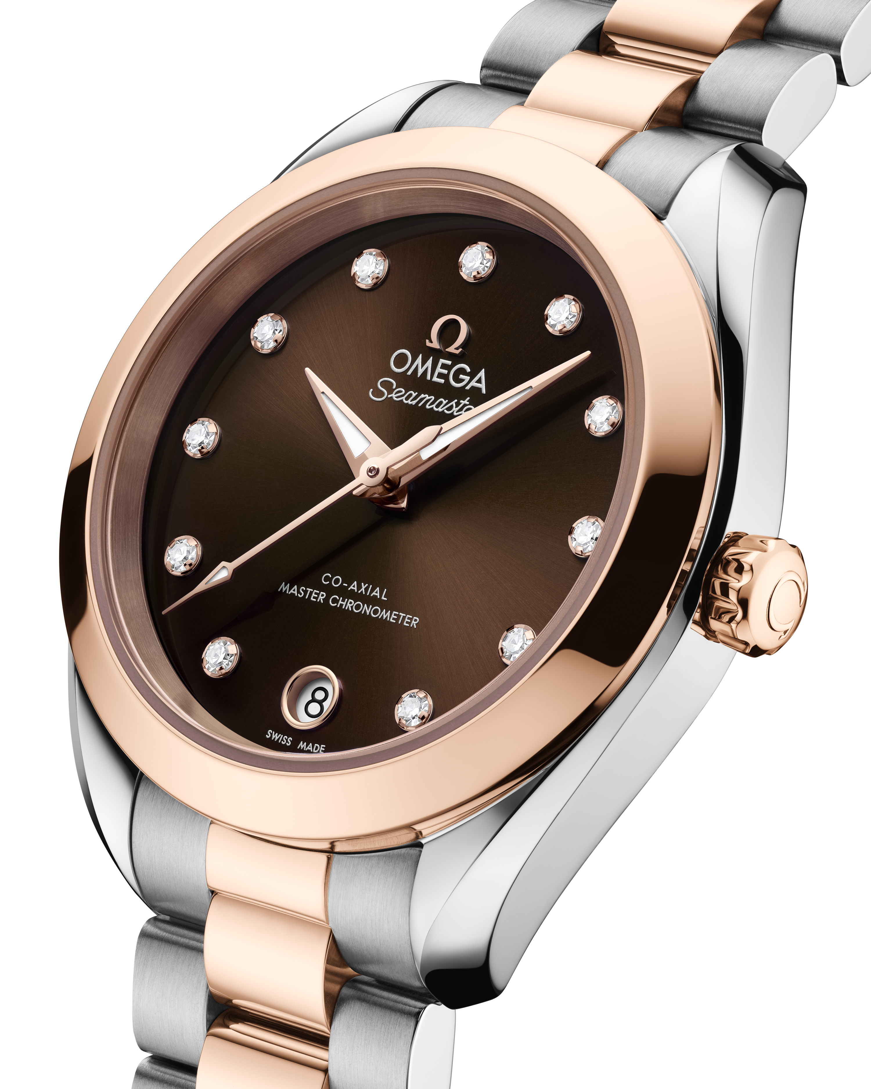 海马系列 AQUA TERRA 150米腕表 30毫米, 精钢-Sedna 18K金表壳 搭配 精钢-Sedna 18K金表链 - 220.20.30.20.63.001 - 影像 3