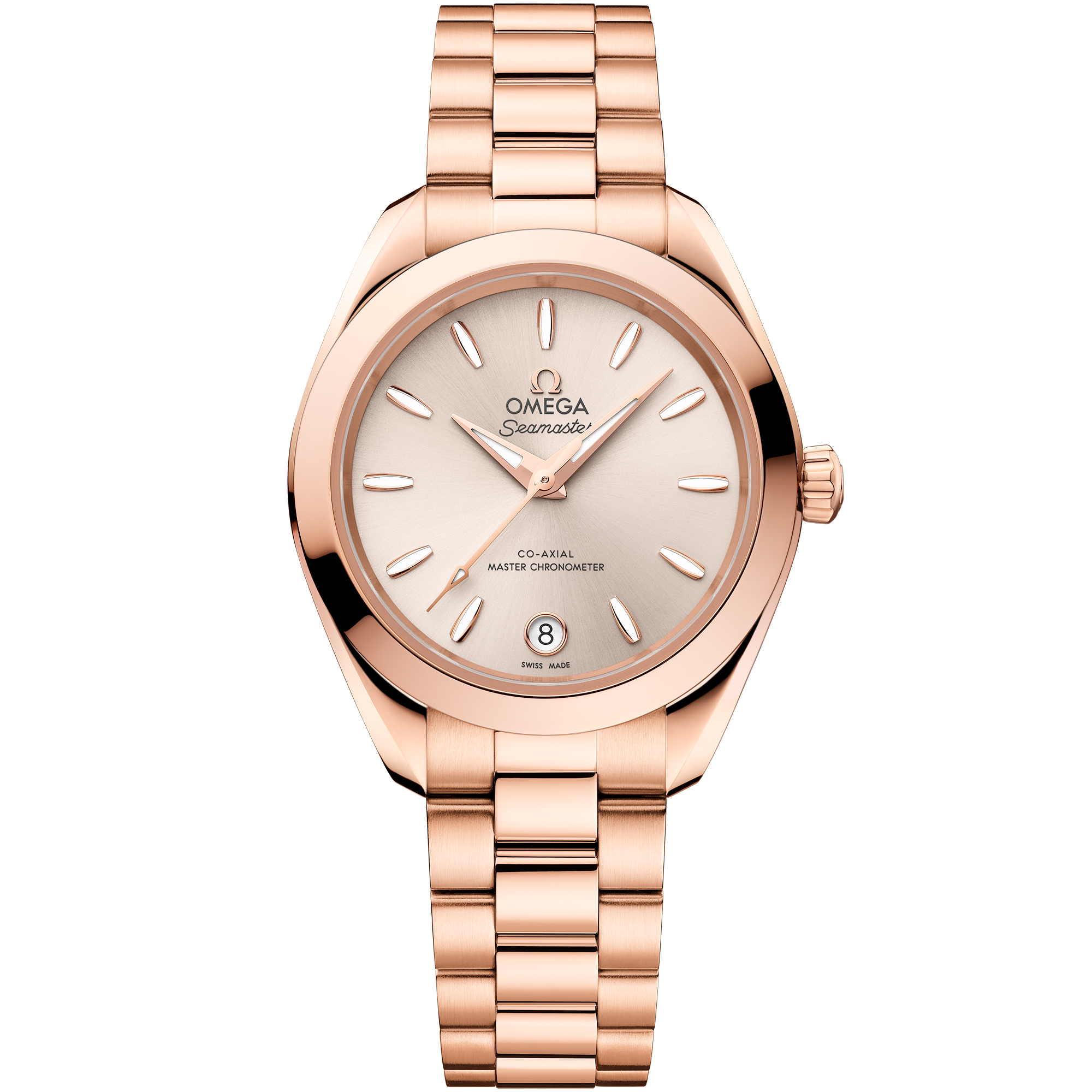海马系列 AQUA TERRA 150米腕表 30毫米, Sedna 18K金表壳 搭配 Sedna 18K金表链 - 220.50.30.20.09.001 - 影像 1