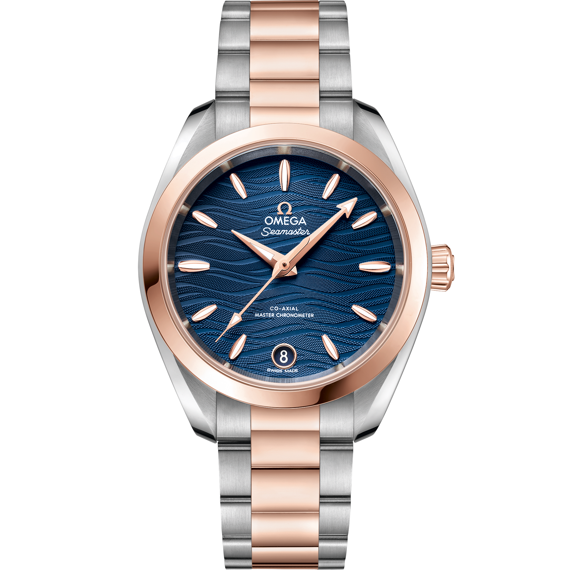 海马系列 AQUA TERRA 150米腕表 34毫米, 精钢-Sedna™ 18k金表壳 搭配 精钢-Sedna™ 18k金表链 - 220.20.34.20.03.001 - 影像 1