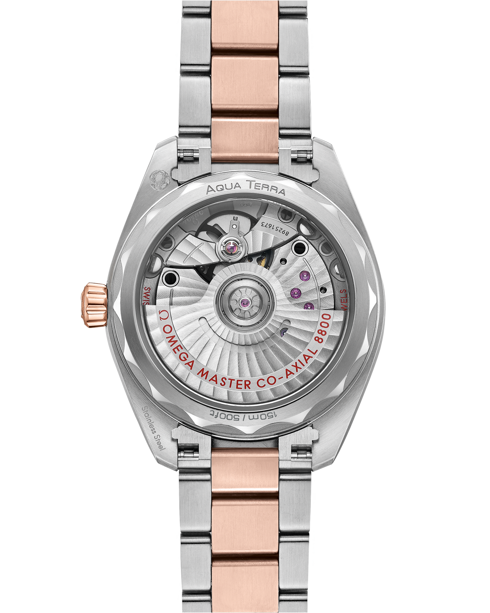 海马系列 AQUA TERRA 150米腕表 34毫米, 精钢-Sedna™ 18k金表壳 搭配 精钢-Sedna™ 18k金表链 - 220.20.34.20.03.001 - 影像 2