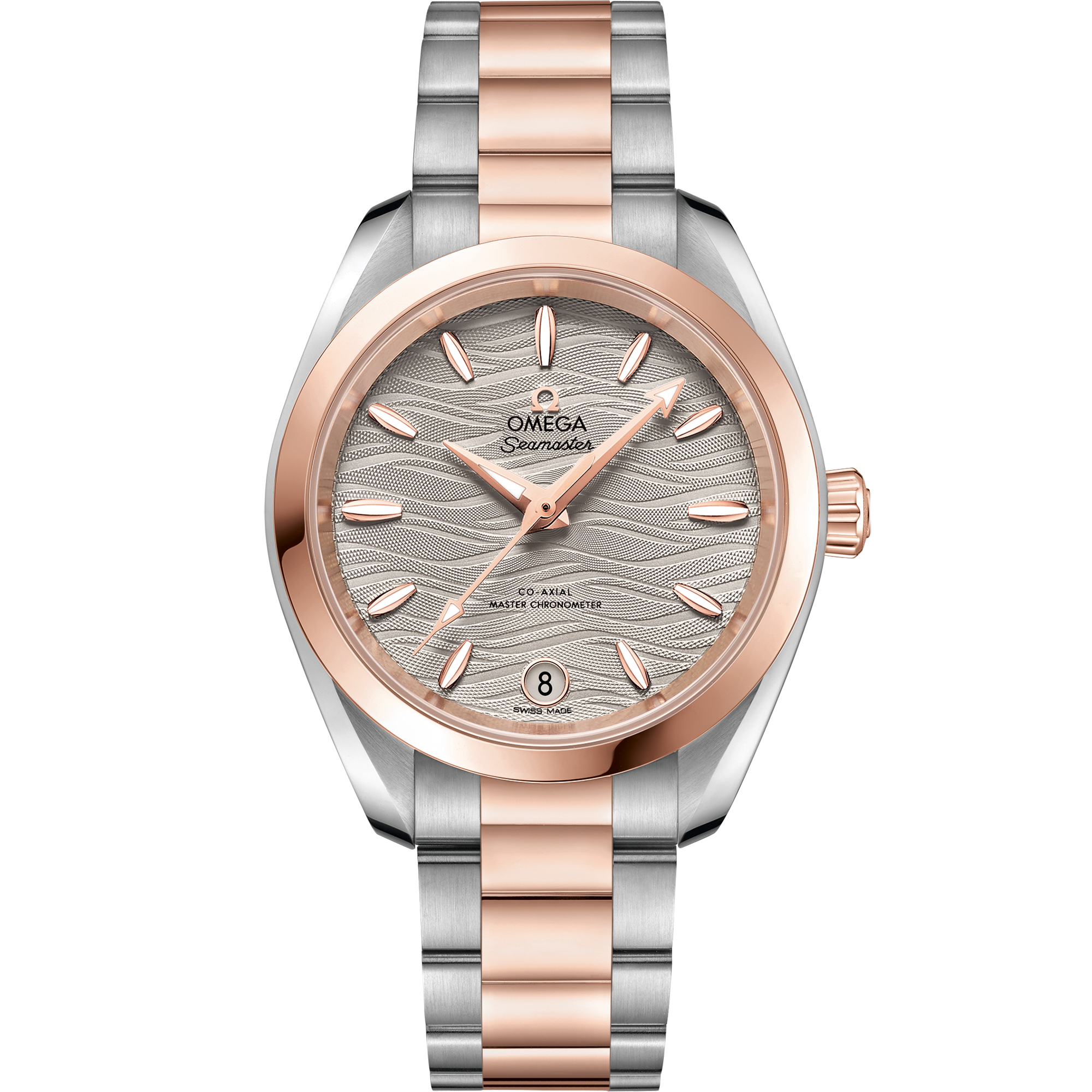 海马系列 AQUA TERRA 150米腕表 34毫米, 精钢-Sedna™ 18k金表壳 搭配 精钢-Sedna™ 18k金表链 - 220.20.34.20.06.001 - 影像 1