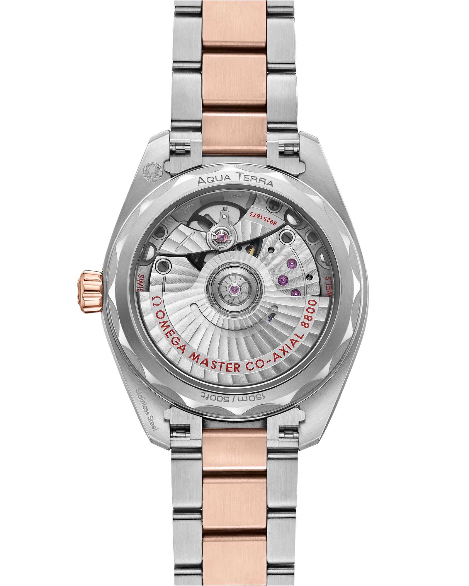 海马系列 AQUA TERRA 150米腕表 34毫米, 精钢-Sedna™ 18k金表壳 搭配 精钢-Sedna™ 18k金表链 - 220.25.34.20.59.001 - 影像 2