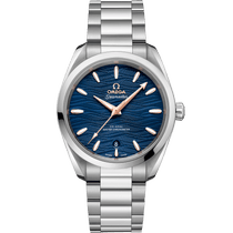 海马系列 AQUA TERRA 150米<span class="nowrap">腕表</span> 38毫米, 精钢表壳 搭配 精钢表链 - 22010382003002