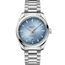 海马系列 AQUA TERRA 150米<span class="nowrap">腕表</span> 38毫米, 精钢表壳 搭配 精钢表链 - 22010382003004
