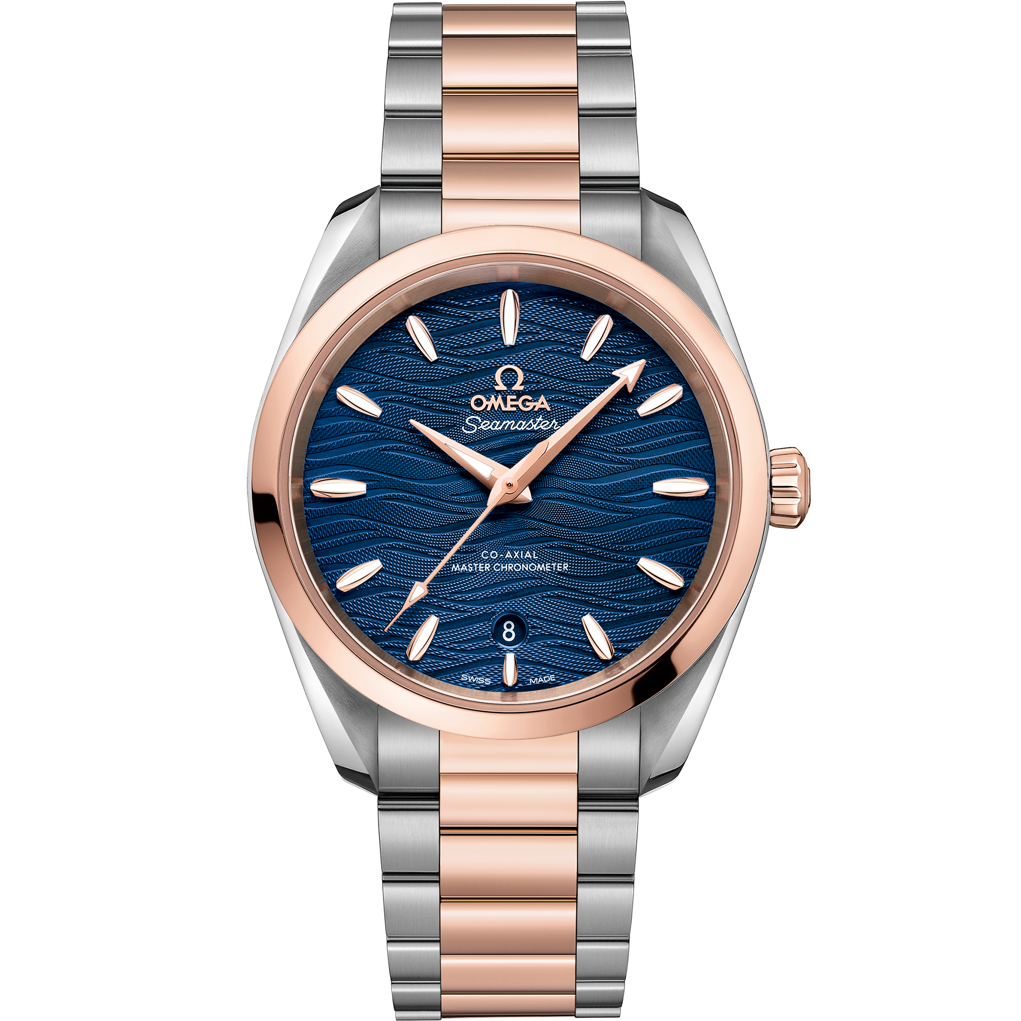 海马系列 AQUA TERRA 150米腕表 38毫米, 精钢-Sedna™ 18k金表壳 搭配 精钢-Sedna™ 18k金表链 - 220.20.38.20.03.001 - 影像 1