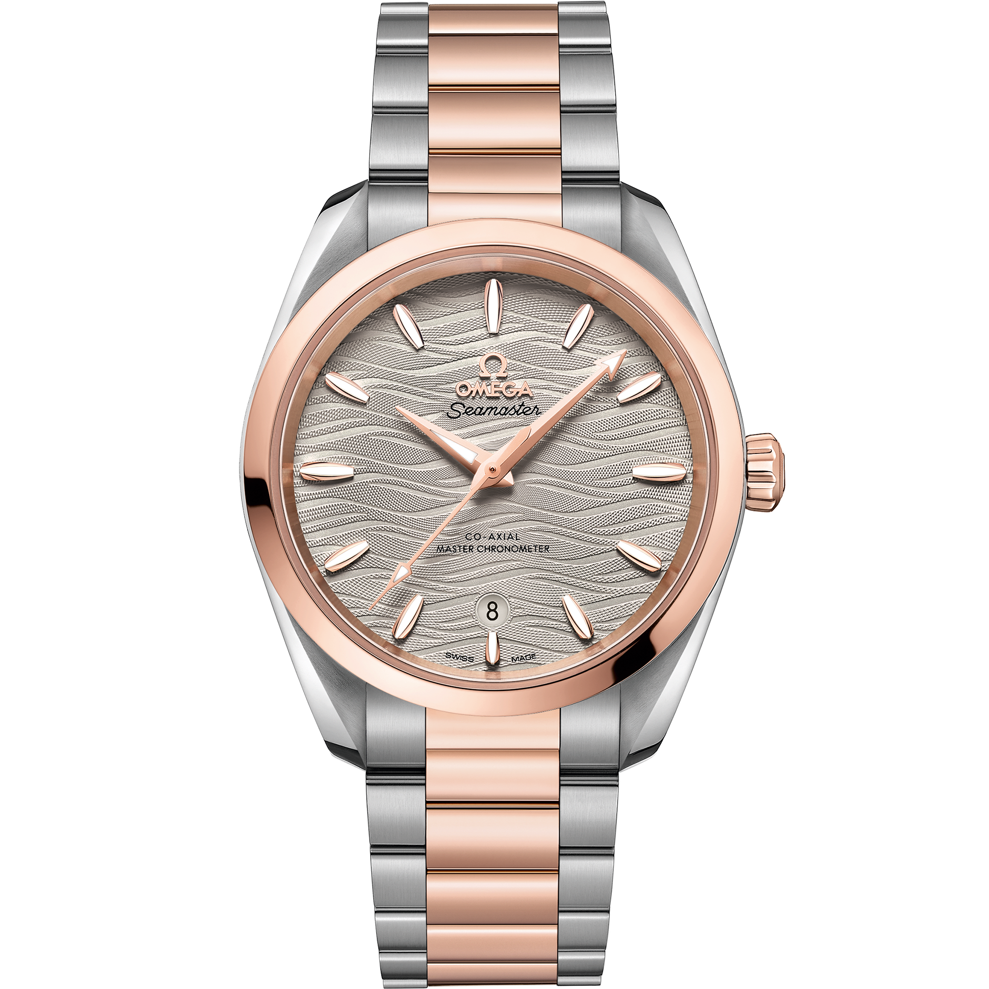 海马系列 AQUA TERRA 150米腕表 38毫米, 精钢-Sedna™ 18k金表壳 搭配 精钢-Sedna™ 18k金表链 - 220.20.38.20.06.001 - 影像 1