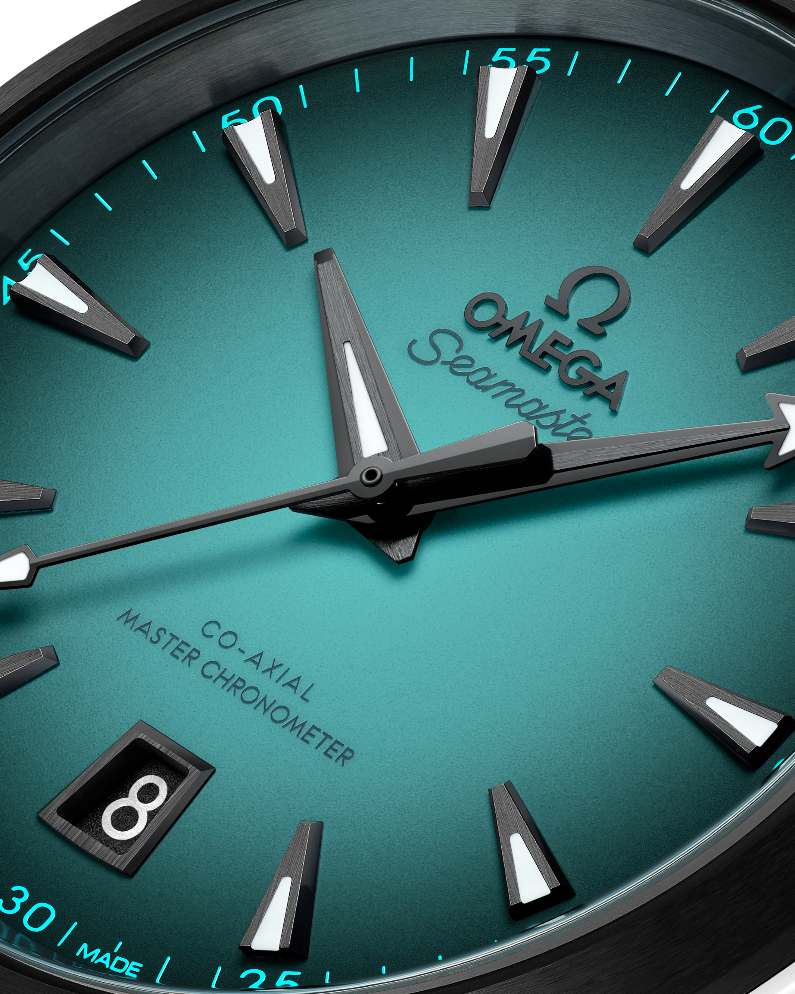 海马系列 AQUA TERRA 150米腕表 38毫米, 精钢表壳 搭配 橡胶表带 - 220.32.38.20.03.001 - 影像 4