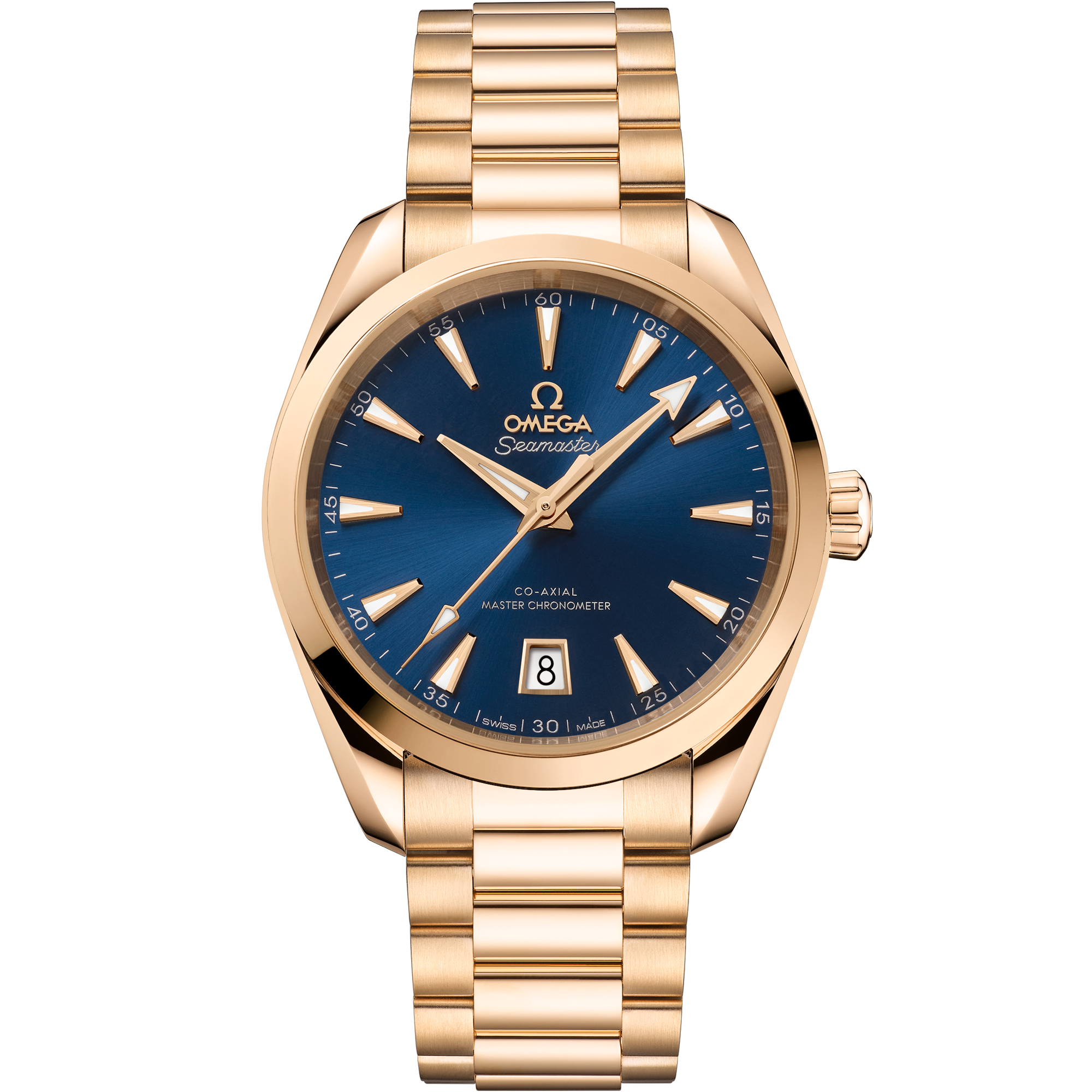 海马系列 AQUA TERRA 150米腕表 38毫米, Moonshine 18k金表壳 搭配 Moonshine 18k金表链 - 220.50.38.20.03.001 - 影像 1