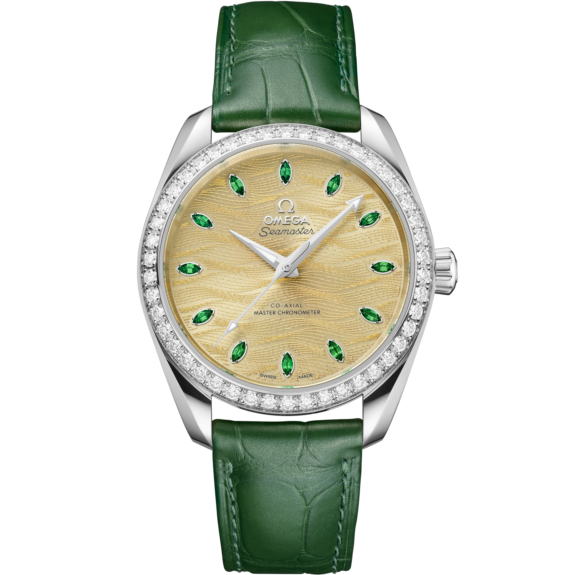 海马系列 AQUA TERRA 150米腕表 38毫米, Canopus 18k金 搭配 鳄鱼皮 - 220.58.38.20.99.008 - 影像 1