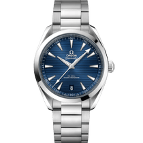 海马系列 AQUA TERRA 150米<span class="nowrap">腕表</span> 41毫米, 精钢表壳 搭配 精钢表链 - 22010412103004