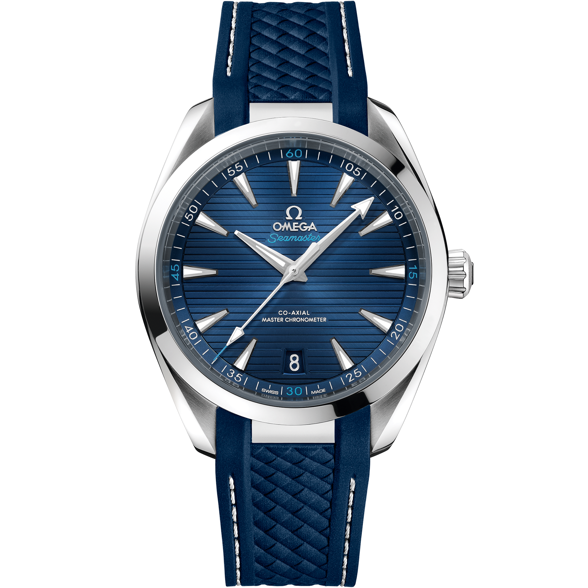 海马系列 AQUA TERRA 150米腕表 41毫米, 精钢表壳 搭配 橡胶表带 - 220.12.41.21.03.001 - 影像 1