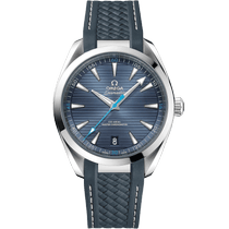 海马系列 AQUA TERRA 150米<span class="nowrap">腕表</span> 41毫米, 精钢表壳 搭配 橡胶表带 - 22012412103002