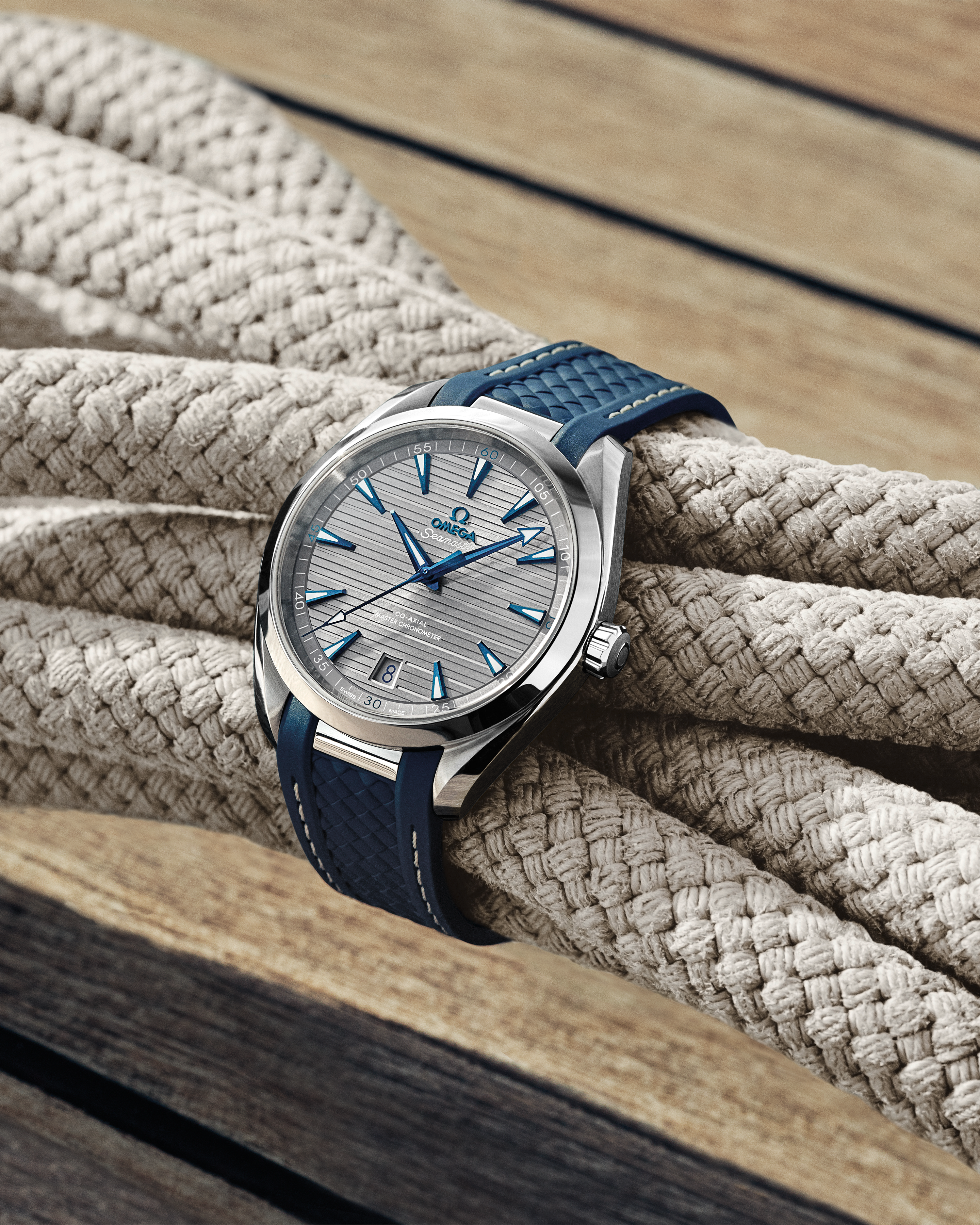 海马系列 AQUA TERRA 150米腕表 41毫米, 精钢表壳 搭配 橡胶表带 - 220.12.41.21.06.001 - 影像 2