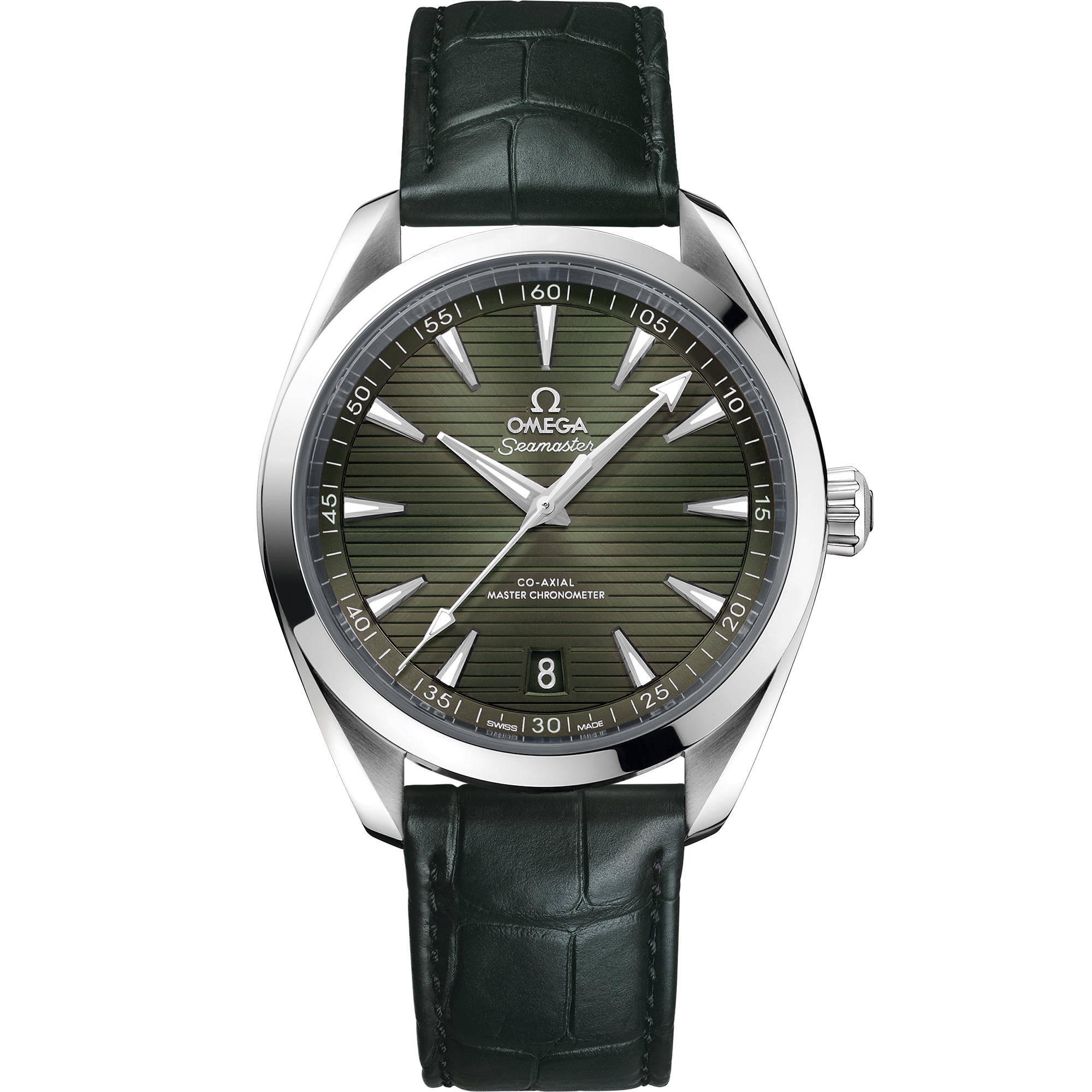 海马系列 AQUA TERRA 150米腕表 41毫米, 精钢表壳 搭配 皮表带 - 220.13.41.21.10.001 - 影像 1