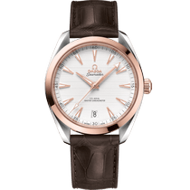 海马系列 AQUA TERRA 150米<span class="nowrap">腕表</span> 41毫米, Sedna™ 18k金表壳 搭配 皮表带 - 22023412102001